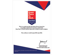 Great Place to Work Certified Jan 2023 – Jan 2024