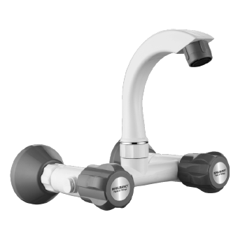 SINK MIXER WITH FLANGE