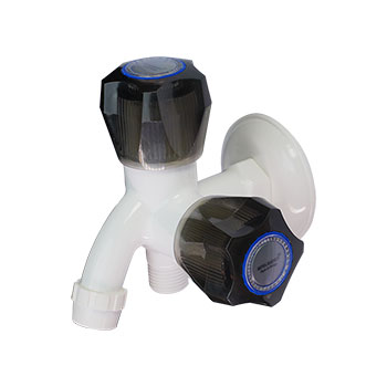 2 WAY BIB COCK WITH FLANGE