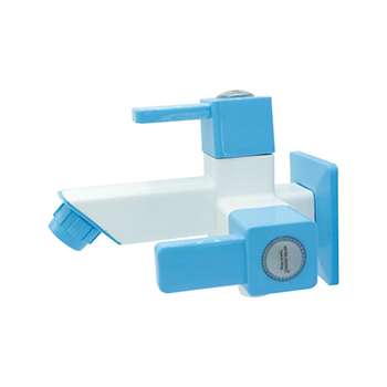 2 WAY BIB COCK WITH FLANGE