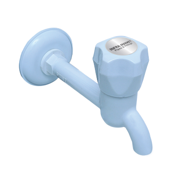 LONG BODY BIB COCK WITH FLANGE