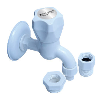 WASHING MACHINE COCK WITH FLANGE