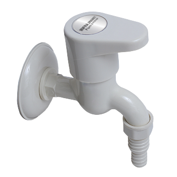 NOZZLE BIB COCK WITH FLANGE