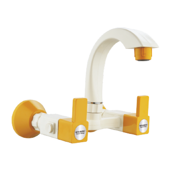 SINK MIXER WITH FLANGE