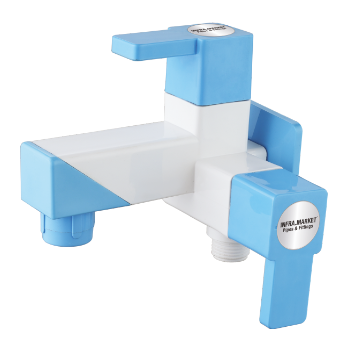 TWO WAY BIB COCK WITH FLANGE